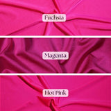 Shiny Milliskin Stretch Fabric - 4-Way Nylon Spandex Fabric - Glossy Finish, 58-60" Width (1 Yard)