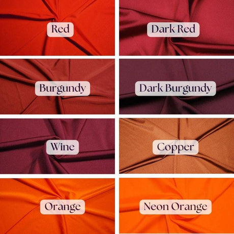 Milliskin Nylon Spandex Fabric - Glossy, 4-Way Stretch, 58-60" Width (1 Yard)