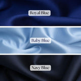 Premium Mikado Satin Fabric - Dense Twill Weave, Textured Satin, 58/60" Width (1 Yard)