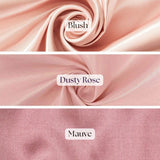 Premium Mikado Satin Fabric - Dense Twill Weave, Textured Satin, 58/60" Width (1 Yard)