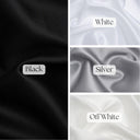 Premium Mikado Satin Fabric - Dense Twill Weave, Textured Satin, 58/60" Width (1 Yard)