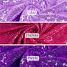 Shimmering Iridescent Sequin Fabric - 3Mm Sequins On Mesh, 54" Wide