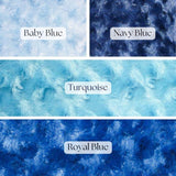 Rose Minky Polyester Fabric - Floral Rosebud Texture, 58" Width