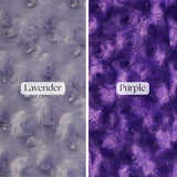 Rose Minky Polyester Fabric - Floral Rosebud Texture, 58" Width