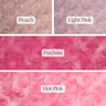 Soft Rosebud Minky Rosebud Fabric - Almond, Raised Rosette Pattern, 58-60" Width (1 Yard)