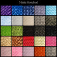 Rose Minky Polyester Fabric - Floral Rosebud Texture, 58" Width