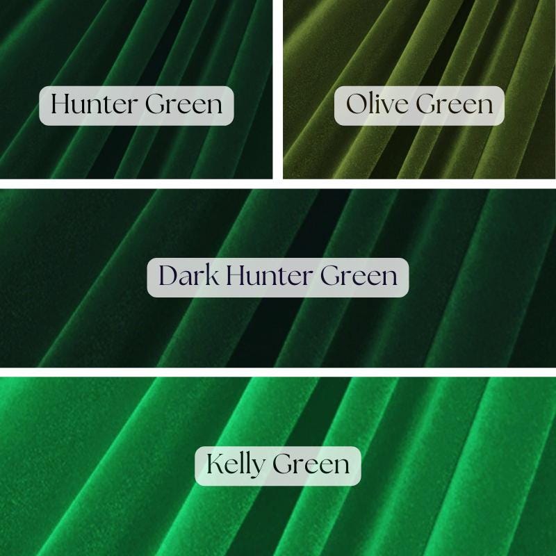 Luxury Velvet Spandex Fabric - Solid Color, 4-Way Stretch, 1 Yard