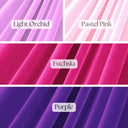 Luxury 4-Way Stretch Velvet Fabric - Multiple Colors, 58" Width (1 Yard)