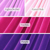 Luxury 4-Way Stretch Velvet Fabric - Multiple Colors, 58" Width (1 Yard)