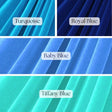 Luxury 4-Way Stretch Velvet Fabric - Multiple Colors, 58" Width (1 Yard)