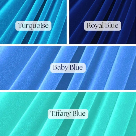 Luxury 4-Way Stretch Velvet Fabric - Multiple Colors, 58" Width (1 Yard)