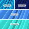Luxury 4-Way Stretch Velvet Fabric - Multiple Colors, 58" Width (1 Yard)