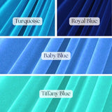 Luxury Velvet Spandex Fabric - Solid Color, 4-Way Stretch, 1 Yard