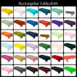 Polyester Tablecloth - Rectangular, 60" X 108"