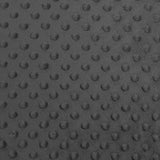 Black Chocolate And Charcoal Grey Minky Dot Fleece Fabric - Polka Dot, 60" Width (1 Yard)