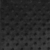 Black Chocolate And Charcoal Grey Minky Dot Fleece Fabric - Polka Dot, 60" Width (1 Yard)