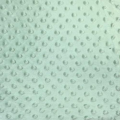 Minky Dot 100 Percent Polyester Fabric - Sage, Lime, Mint, Olive, Polka Dot, 60" Width (1 Yard)