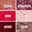 Silk Rayon Velvet Fabric - 45" Wide, Ultra-Soft, Luxurious