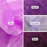 Organza Sheer Fabric - Sheer Organza, Multiple Colors, 58-60" Width (1 Yard)