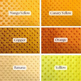 Minky Dot Fleece Polyester Fabric - Dimple Dot Texture, 60" Width (1 Yard)
