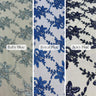 Sequin Lace Fabric With Embroidery On Mesh - Baby Blue, 20" Width