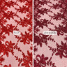 Sequin Lace Fabric With Embroidery On Mesh - Baby Blue, 20" Width