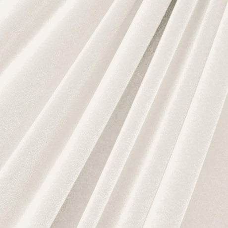 Neutral Stretch Velvet Fabric - Black, Brown, Ivory, Off White, Silver, White, 1 Yard