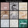 Micro Stretch Mesh Fabric - Black, Soft, Flexible, 60" Width (1 Yard)