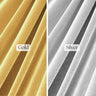 Metallic Gold And Silver Stretch Velvet Fabric - Metallic Gold And Silver, 58-60" Width (1 Yard)
