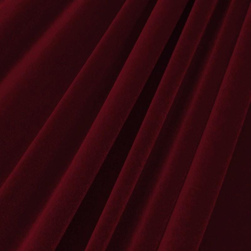 Bold And Vibrant Fabric Set Velvet Fabric - Burgundy, Royal Blue, Fuchsia, Red, Purple, 58-60" Width (1 Yard)