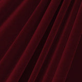 Bold And Vibrant Fabric Set Velvet Fabric - Burgundy, Royal Blue, Fuchsia, Red, Purple, 58-60" Width (1 Yard)