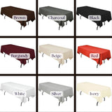 Polyester Tablecloth - Rectangular, 60" X 108"