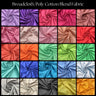 Cotton Polyester Broadcloth Fabric - Solid Colors, 60" Width (1 Yard)