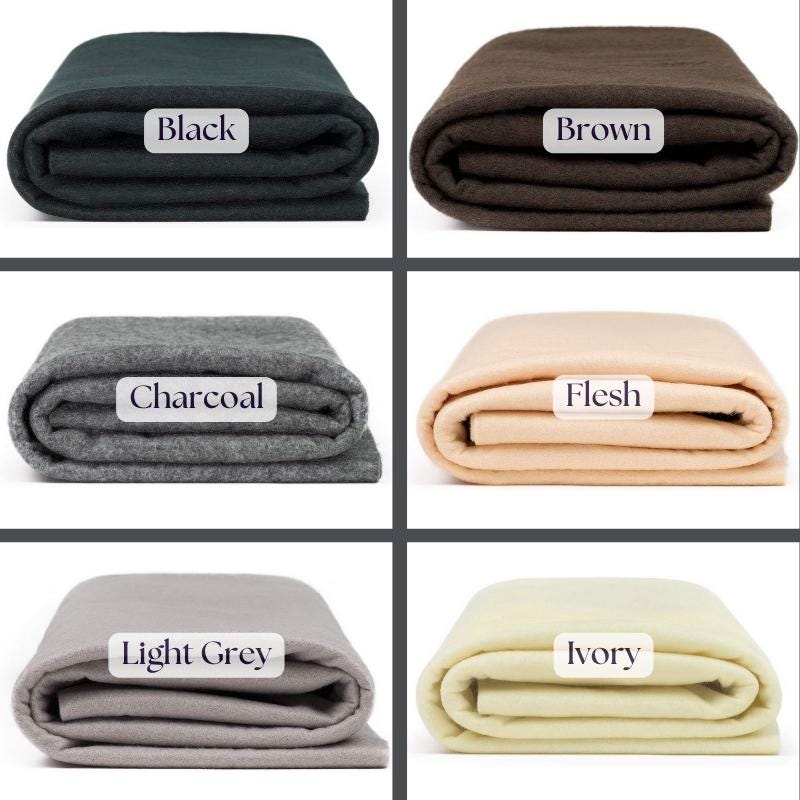 Premium Acrylic Felt Fabric - 72" Wide, 1.6Mm Thick, Sold By The Yard