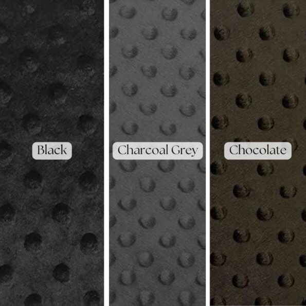 Minky Dot Fleece Polyester Fabric - Dimple Dot Texture, 60" Width (1 Yard)