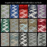 Sequin Lace Fabric With Embroidery On Mesh - Baby Blue, 20" Width