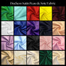 Duchess Satin Peau De Soie Satin Fabric - Semi-Dull Heavy Lamour, Baby Blue, 1 Yard