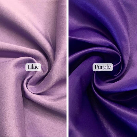 Duchess Satin Peau De Soie Satin Fabric - Semi-Dull Heavy Lamour, Baby Blue, 1 Yard