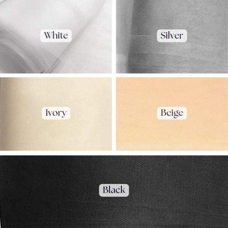 Tulle Fabric Bolt - Sheer Lightweight Tulle Fabric, 54" Width, 40 Yards