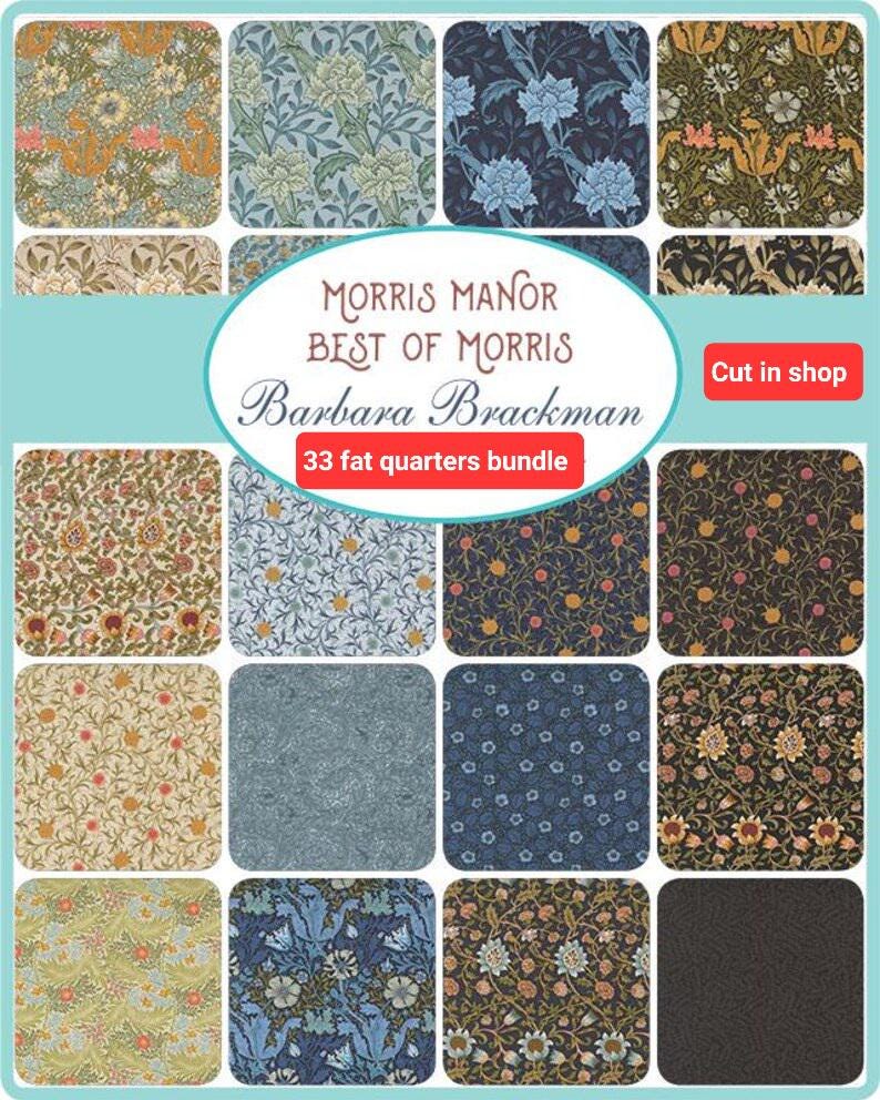 Fat Quarter Bundle Morris Manor Floral Moda Fabrics