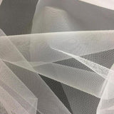 Petticoat Crinoline Net Fabric - Stiff Mesh, Black/White, 56" Wide