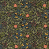 Quilting Cotton Morris Manor Ebony Barbara Brackman Moda
