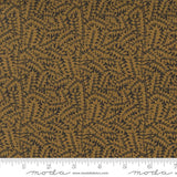 Quilting Cotton Morris Manor Ebony Gold by Barbara Brackman