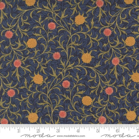 Quilting Cotton Morris Manor Twilight Floral Moda