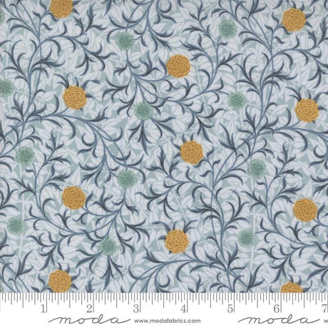 Quilting Cotton Morris Manor Sky Floral Moda