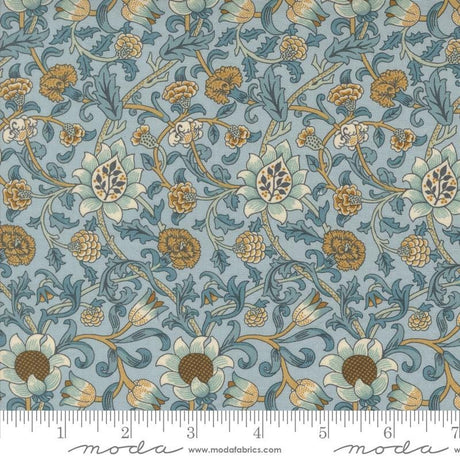 Quilting Cotton Morris Manor Sky Barbara Brackman Moda