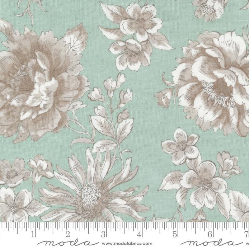 Wide Quilt Backing 108" Sandalwood Eucalyptus Moda