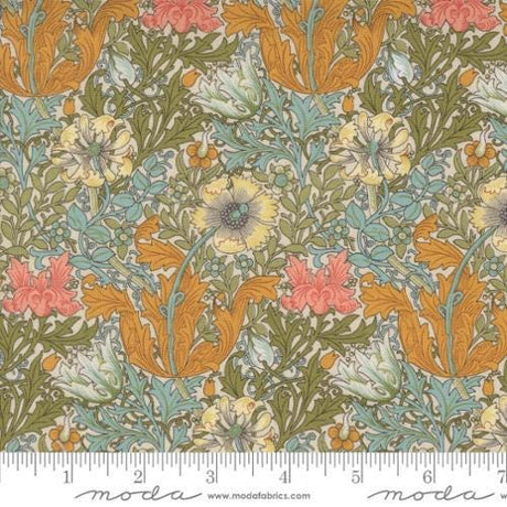 Quilting Cotton Morris Manor Porcelain Floral Moda