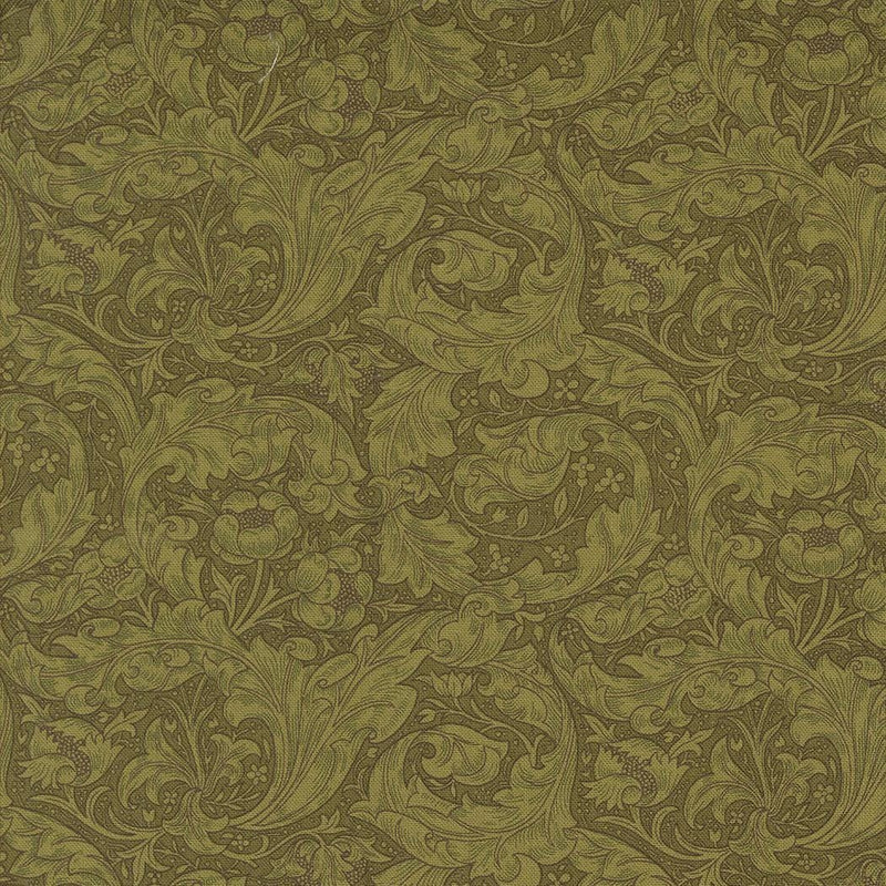 Quilting Cotton Morris Manor Sage 8394-12 Moda Fabrics