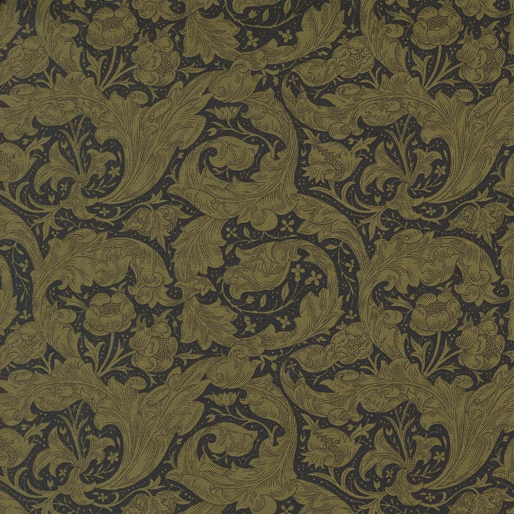 Quilting Cotton Morris Manor Ebony Moda